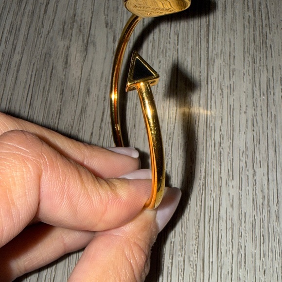 Kate Spade Black and Gold Heart Bracelet - Picture 5 of 8